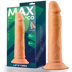 MAX & CO Bon Dildo Realista con Ventosa 19 cm Natural