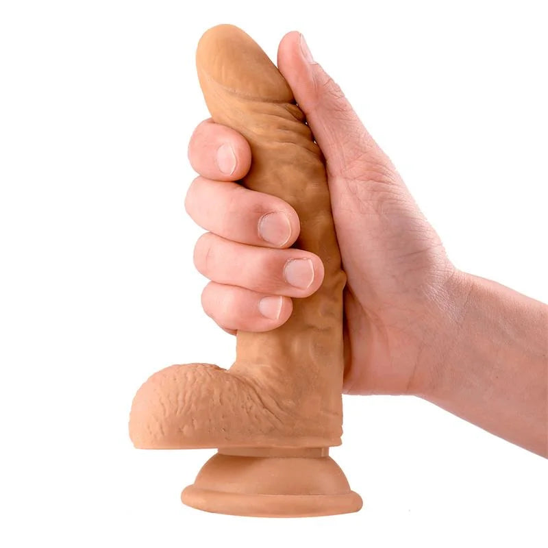 MAX & CO Sam Dildo Realista con Testículos 18cm Natural