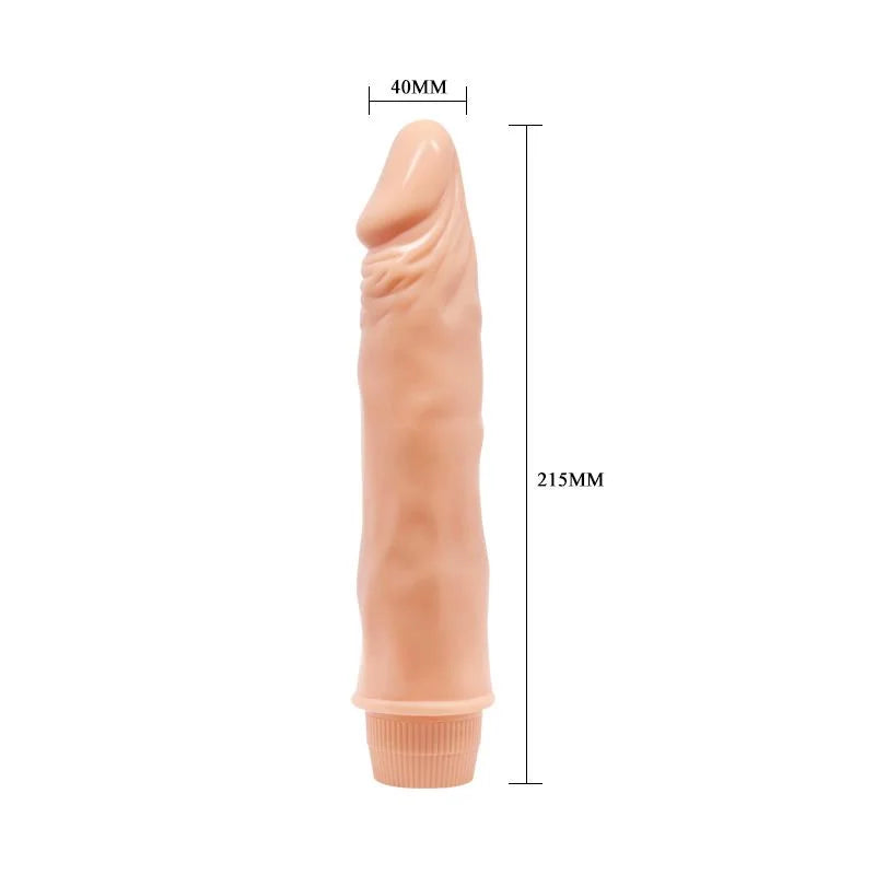 Barbara Consolador Vibrador 21,5cm