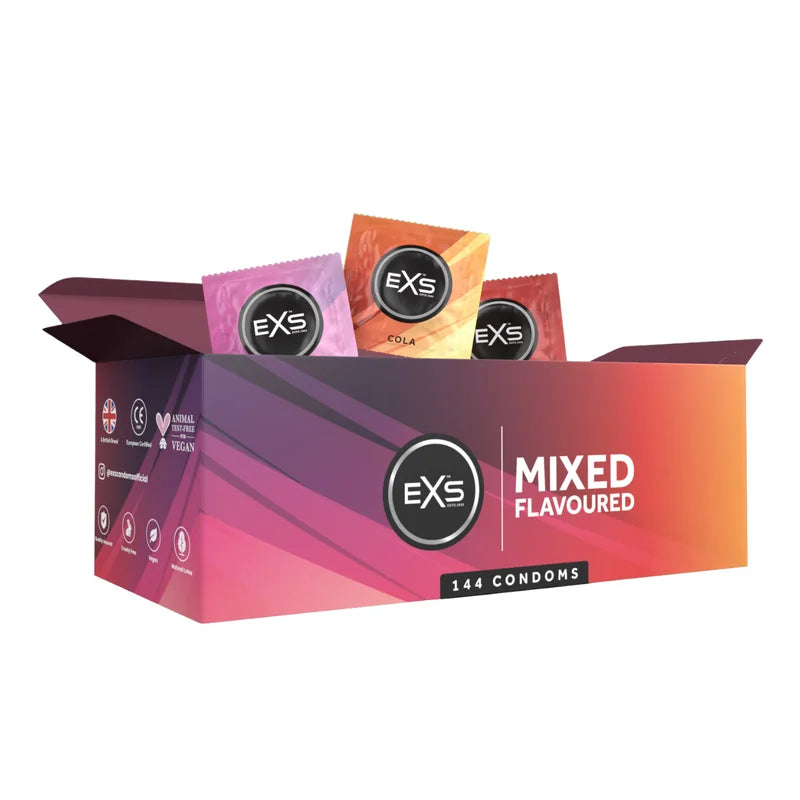 Exs Flavoured Sabores 144 preservativos