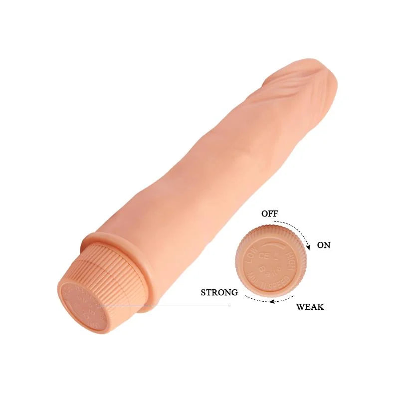 Barbara Consolador Vibrador 21,5cm