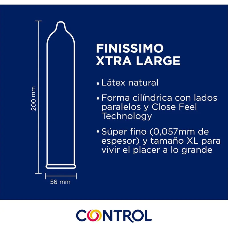 Control Finissimo Xtra Large 12 condones