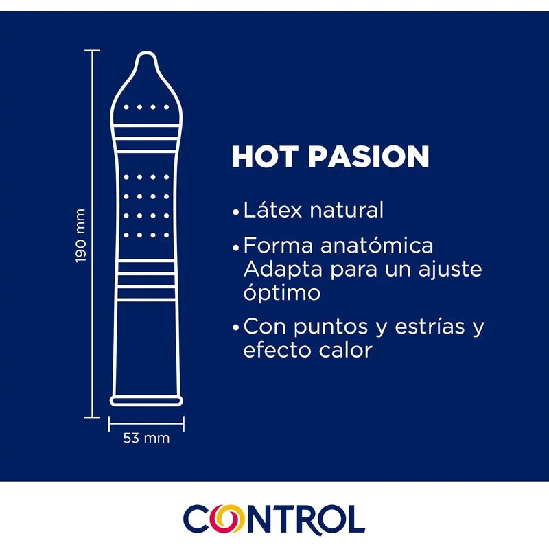 Control Hot Passion 10 condones