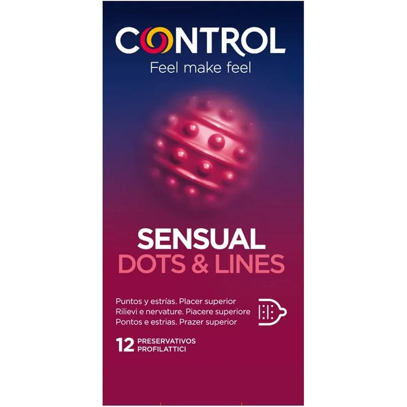 Control Sensual Dots & Lines 12 condones