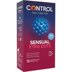 Control Sensual Xtra Dots 12 condones