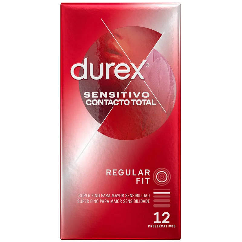 Durex Sensitivo Contacto Total 12 condones