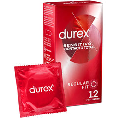 Préservatifs Durex Sensitive Total Contact, paquet de 12