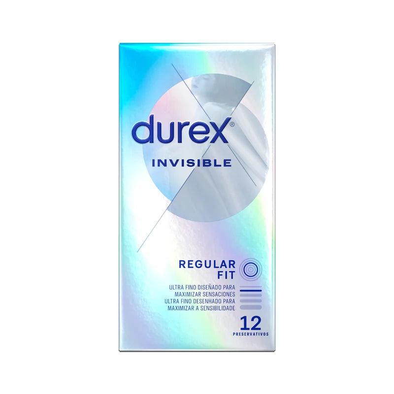 Durex Invisible Extra Fino + Sensitivo -12 unidades-
