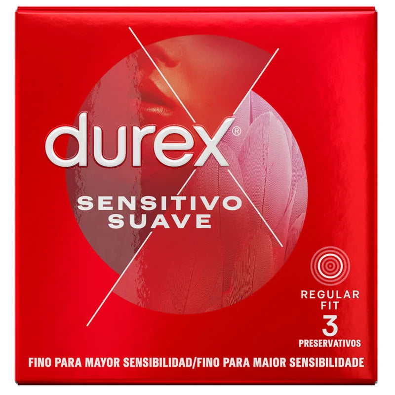Durex Sensitivo Suave 3 condones