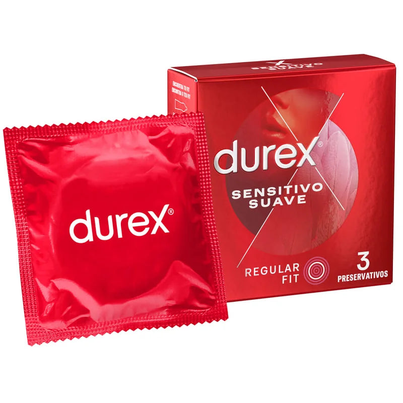 Durex Sensitivo Suave 3 condones
