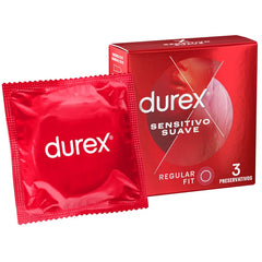 Preservativos Durex Sensitive Soft, 3 unidades