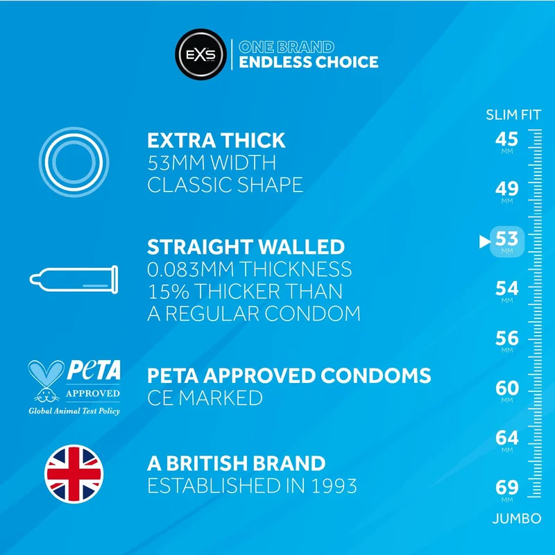 Exs Extra Safe Más Seguro 12 preservativos