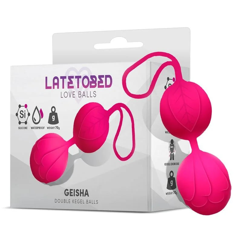 Bolas de Kegel Geisha Rosa Vermelha