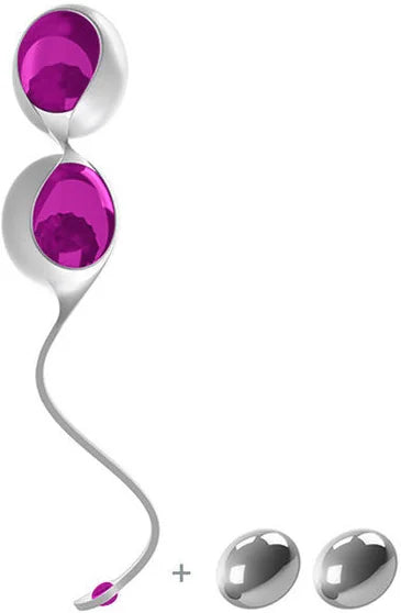 Bolas chinesas rosa intenso