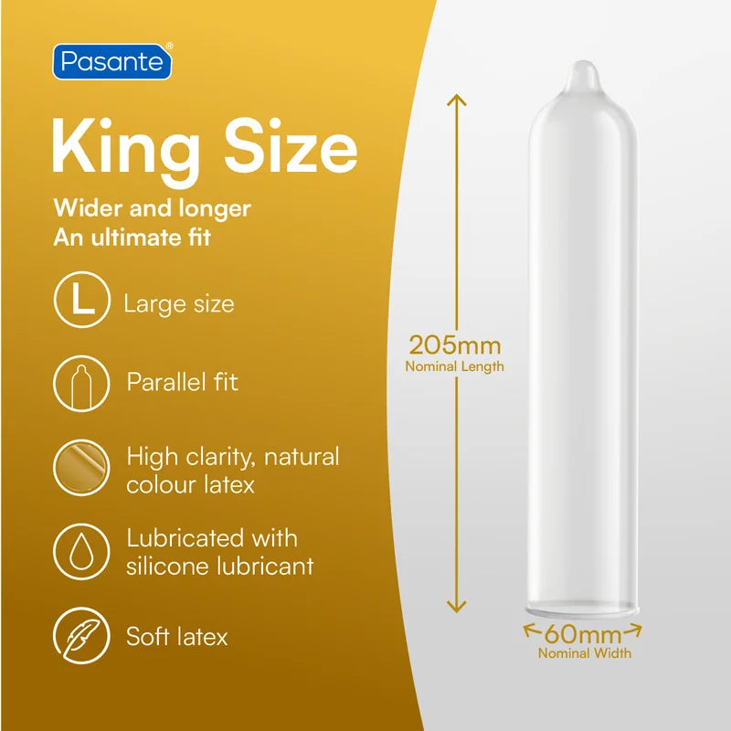 Pasante King Size / XL 3 condones