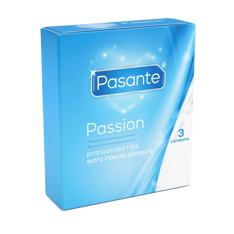 Pasante Passion Estriados 3 condones
