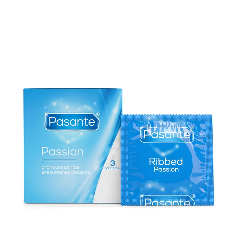 Pasante Passion Estriados 3 condones