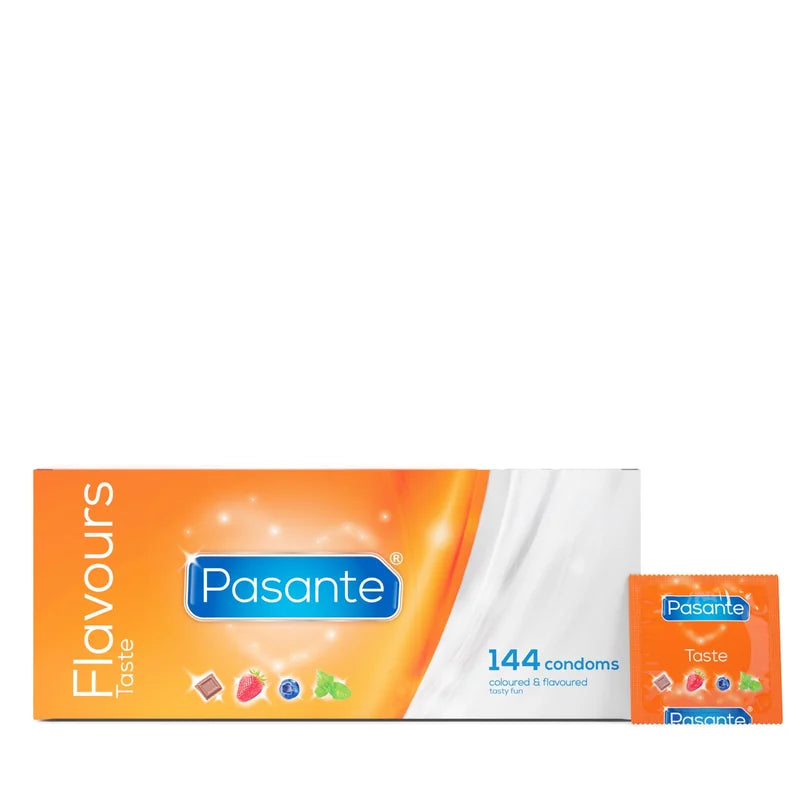 Pasante Taste / Sabores 144 condones