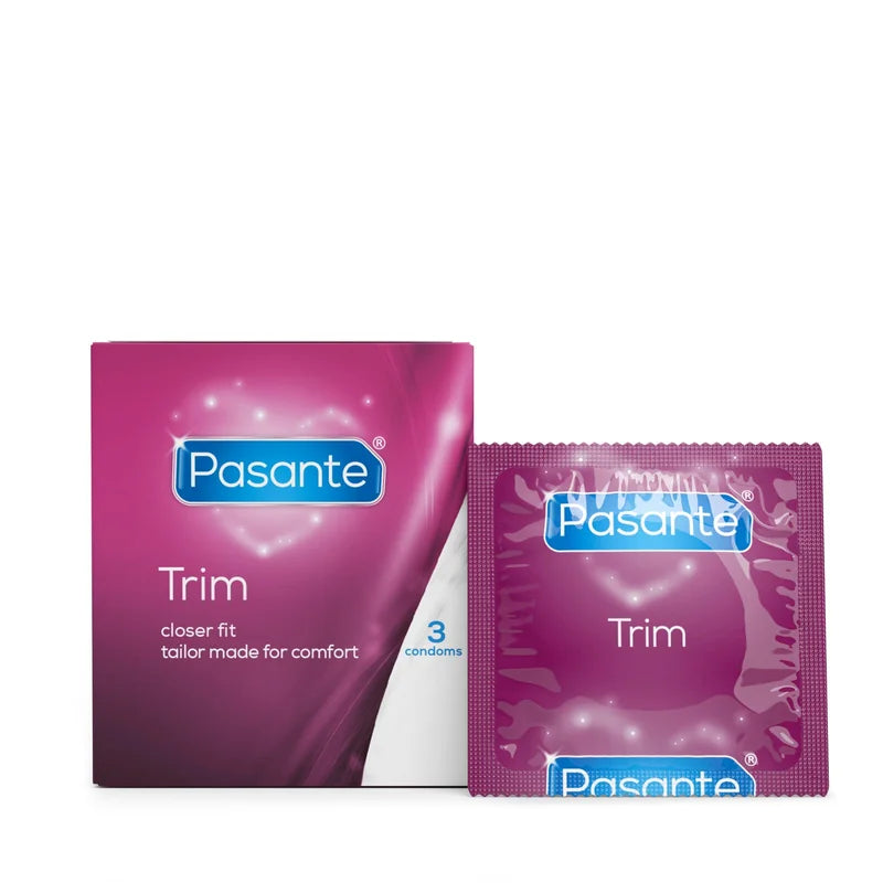 Preservativos Trim XS mais estreitos (3 unidades)