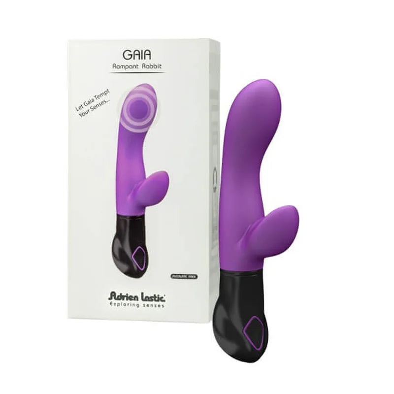 Vibrador de silicone em forma de coelho Adrien Lastic Gaia
