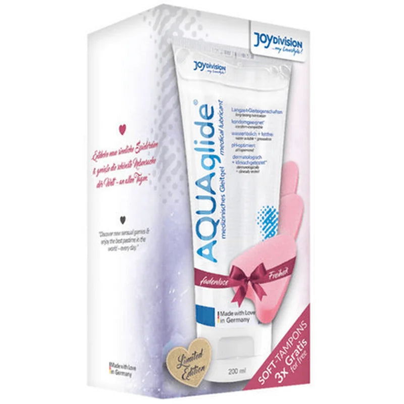 Kit Aquaglide 200ml + 3 Soft Tampons Esponja Vaginal