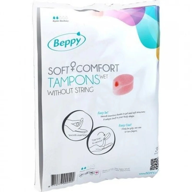 Beppy Wet - Esponja Vaginal Húmida 30 unidades