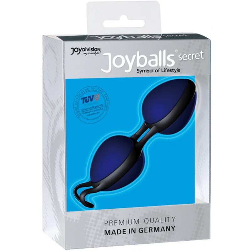 Boules de joie secrètes noires et bleues