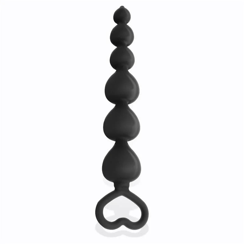 PLUG ANAL CLYDE BOLAS SILICONA NEGRO