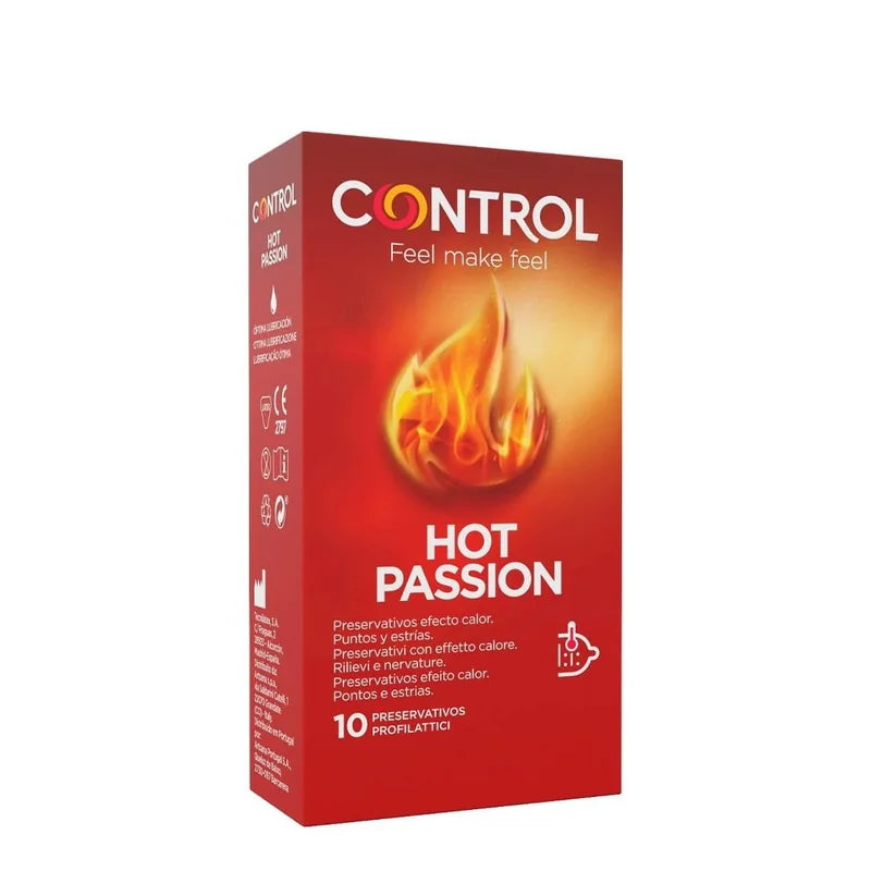 Controlo Paixão Ardente 10 preservativos