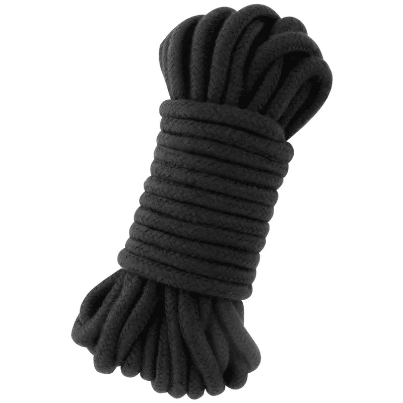 Corda de bondage japonesa preta