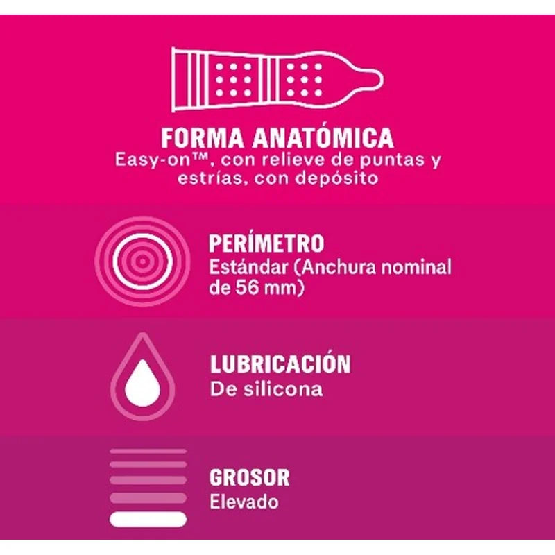 Durex Dame placer 3 condones