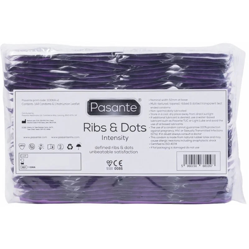 Pasante Intensity 144 condones