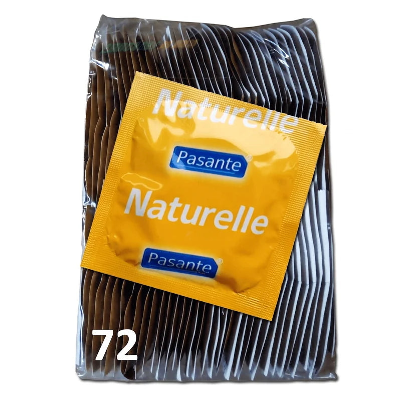 Preservativos Anatómicos Naturelle em embalagem de 144 unidades.