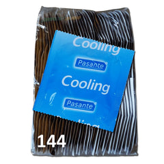 Pasante Cooling - Efeito refrescante em embalagem com 144 preservativos.