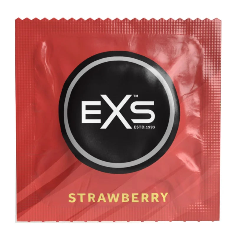 Exs Sabor Helado de fresa 100 condones
